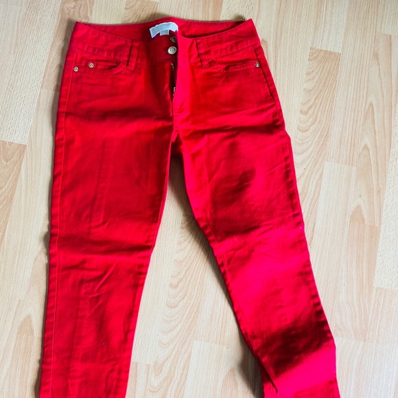 Michael Kors Red Jeans - Picture 1 of 3